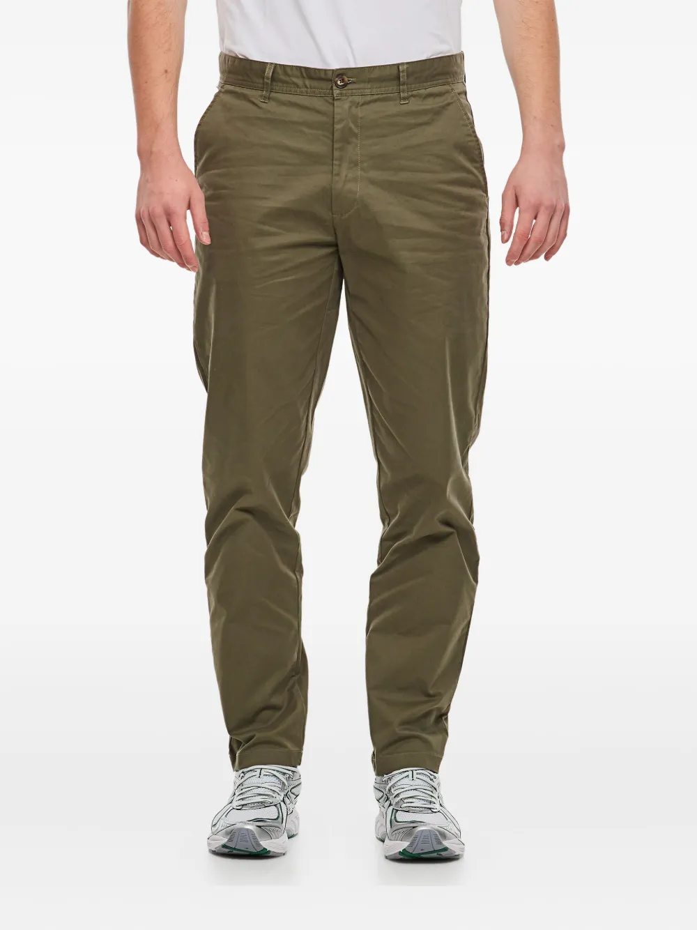 Les Deux Twill geweven broek Groen