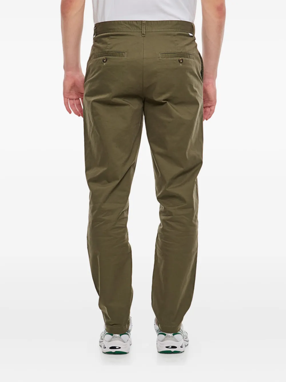 Les Deux Twill geweven broek Groen