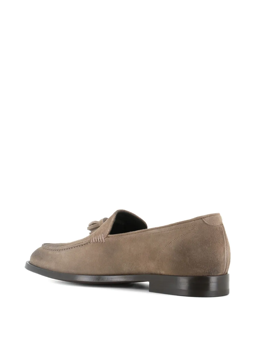 Pantanetti tasselled suede loafers Brown