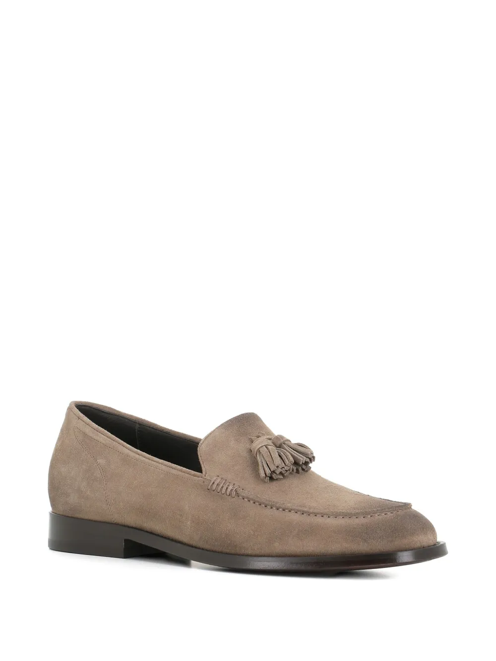 Pantanetti tasselled suede loafers - Bruin