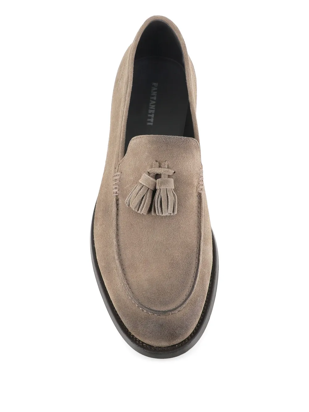 Pantanetti tasselled suede loafers Brown
