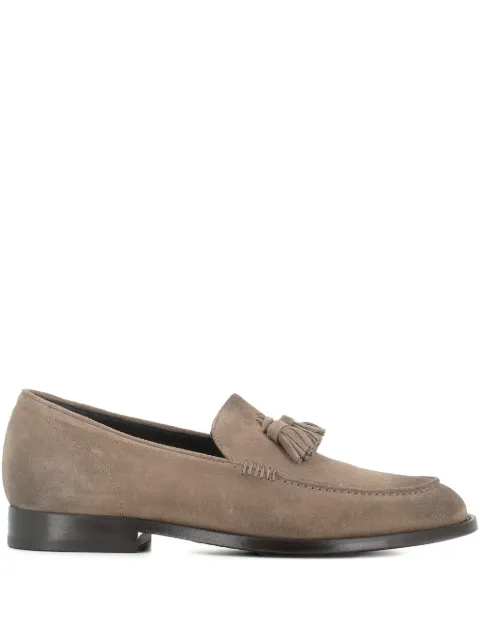 Pantanetti tasselled suede loafers