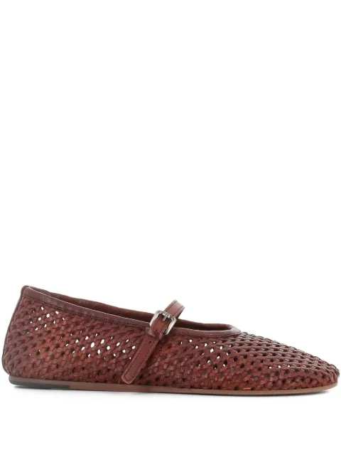 Pantanetti woven leather ballet flats