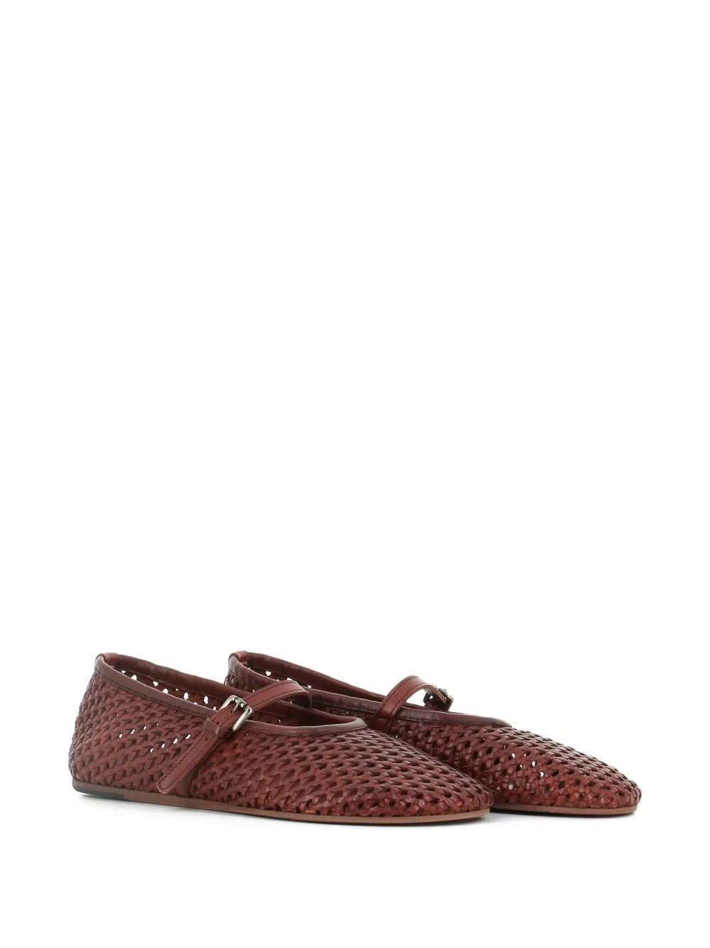 Pantanetti woven leather ballet flats | Image 2