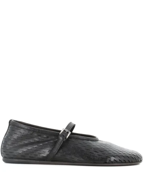 Pantanetti leather ballet flats
