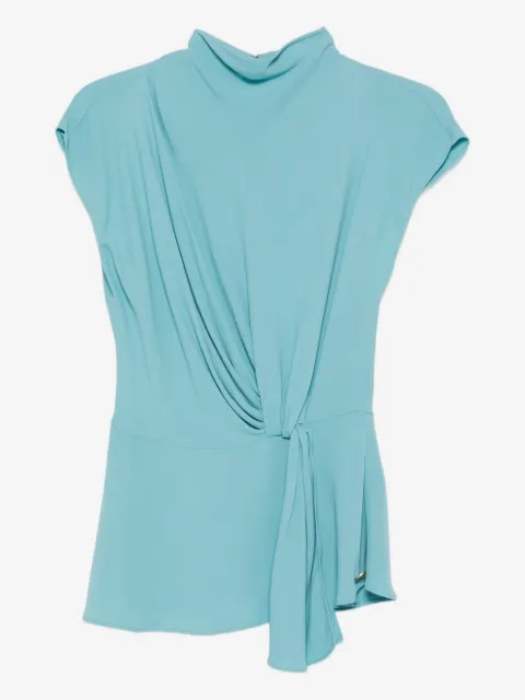 Karl Lagerfeld asymmetric draped top