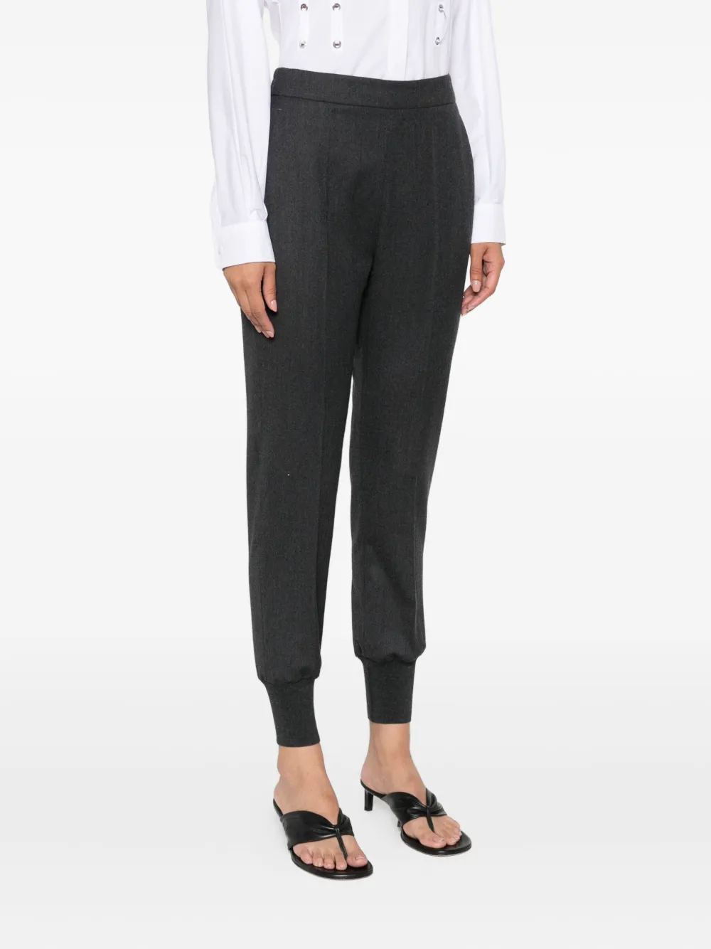 Stella McCartney Elastische broek Grijs