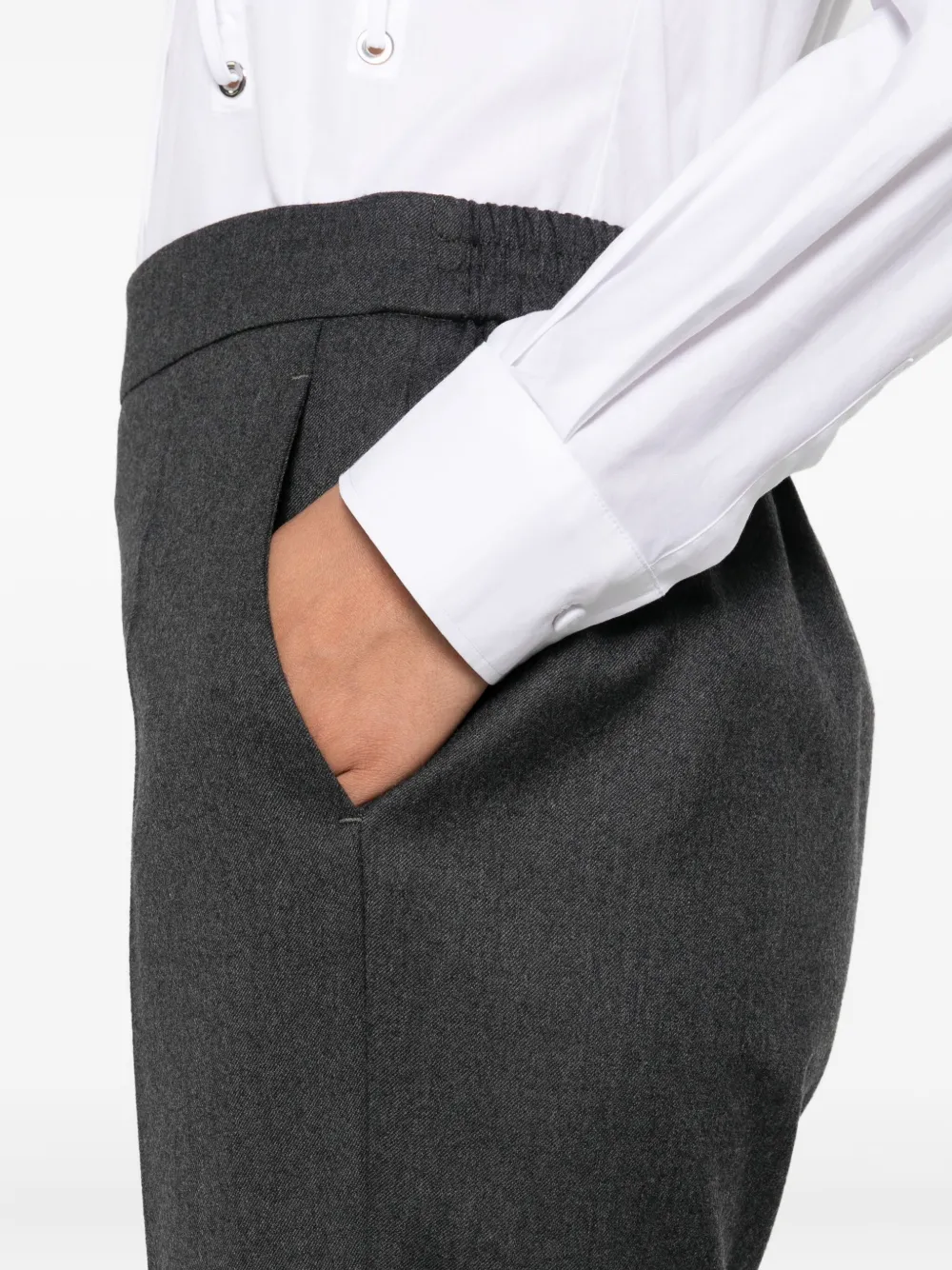 Stella McCartney Elastische broek Grijs