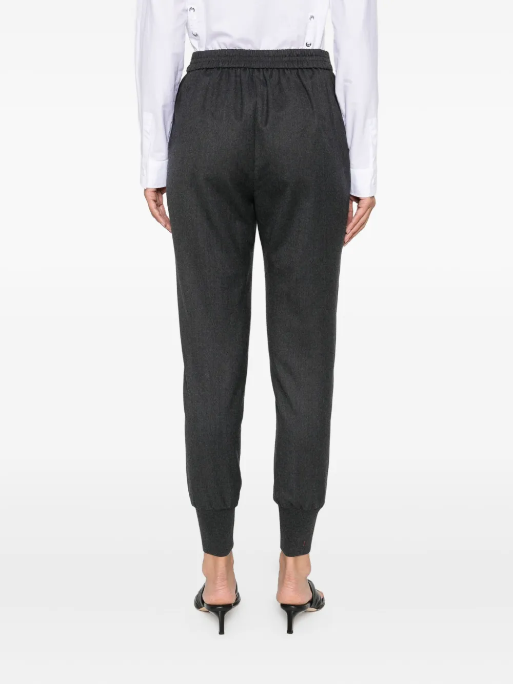 Stella McCartney Elastische broek Grijs