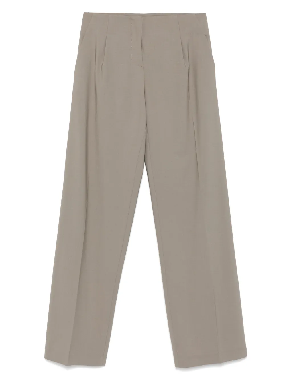Christopher Esber pleated-front trousers | Green | Image 1