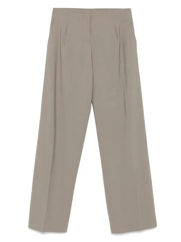 Christopher Esber Pleated-front Trousers in Green