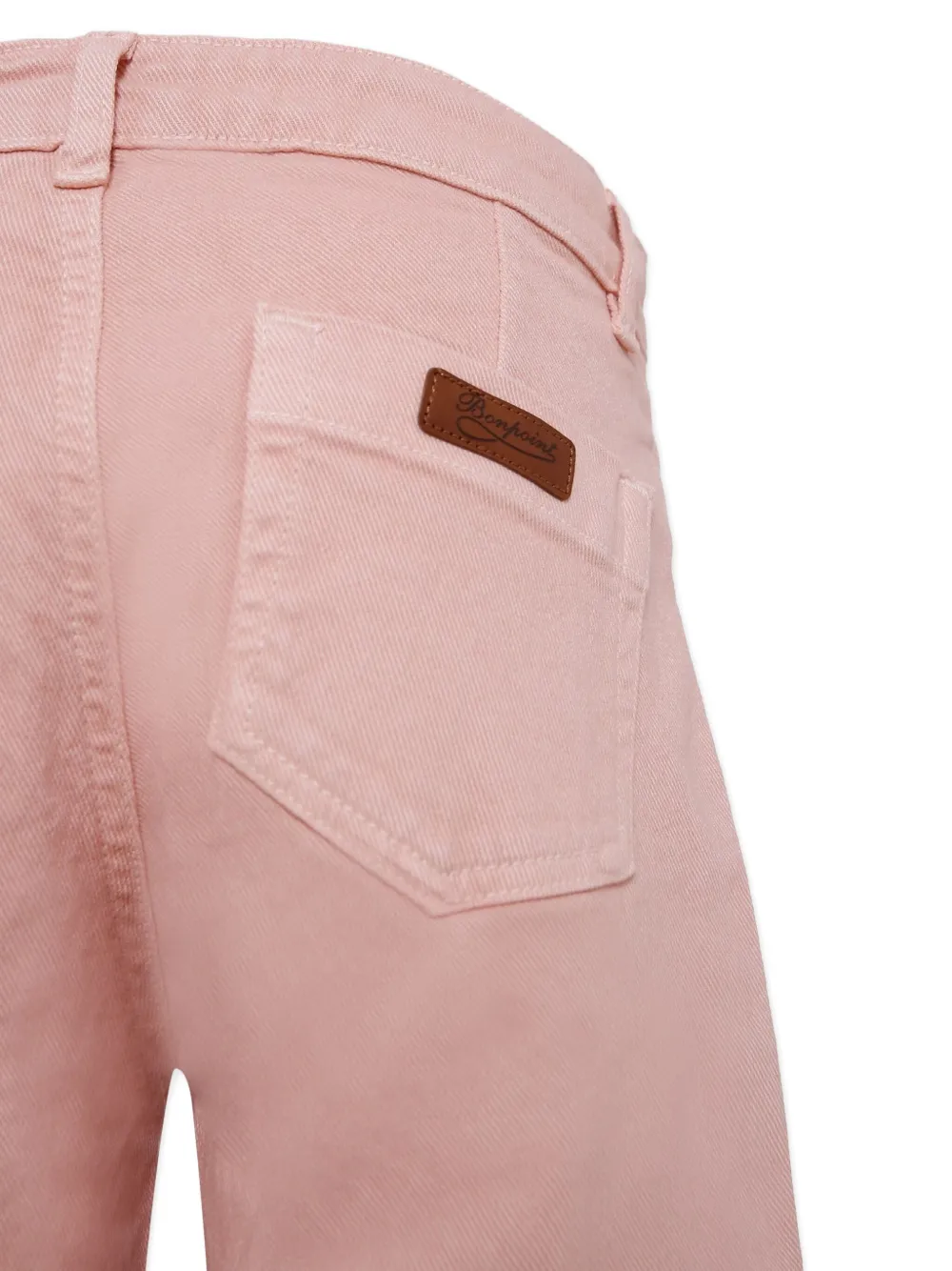 Bonpoint Jeans met logopatch Roze