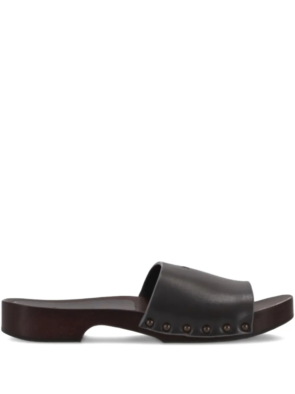 LA ROSE leather sandals Grey