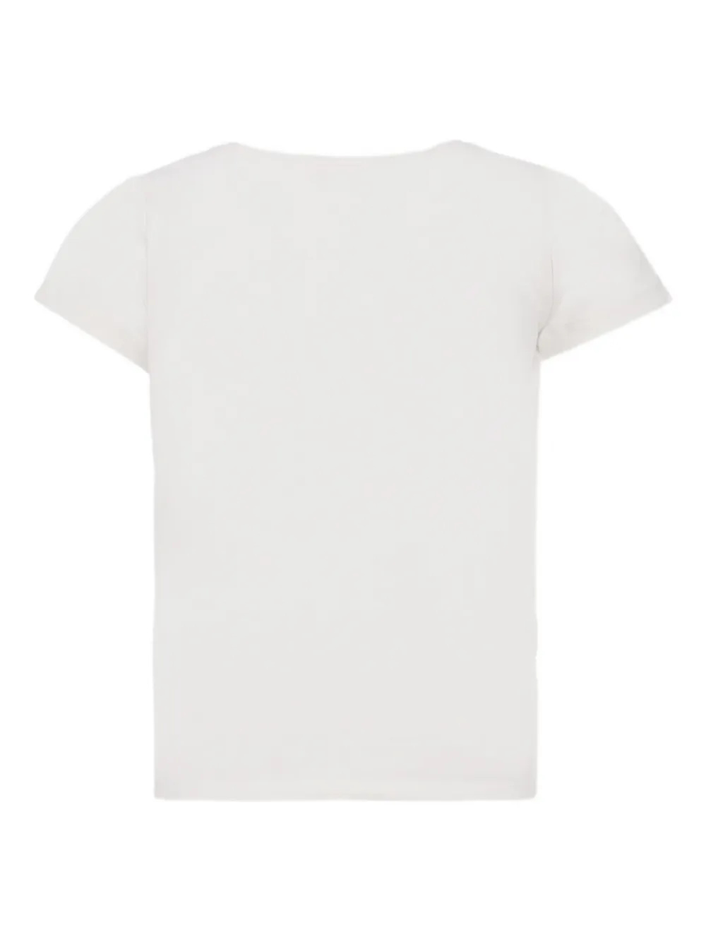 Bonpoint T-shirt met grafische print Wit