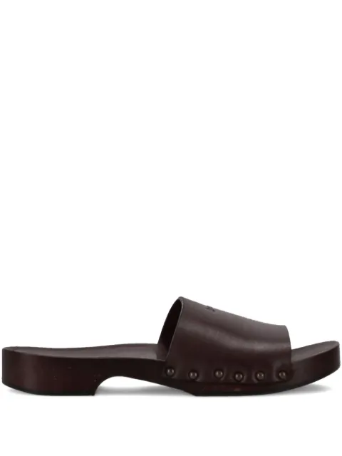 LA ROSE leather sandals