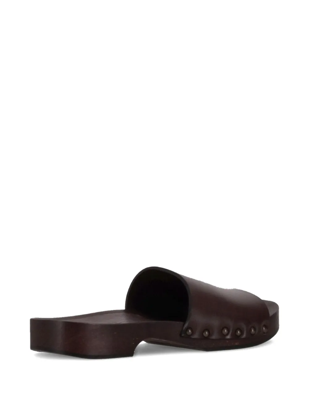 LA ROSE leather sandals Brown