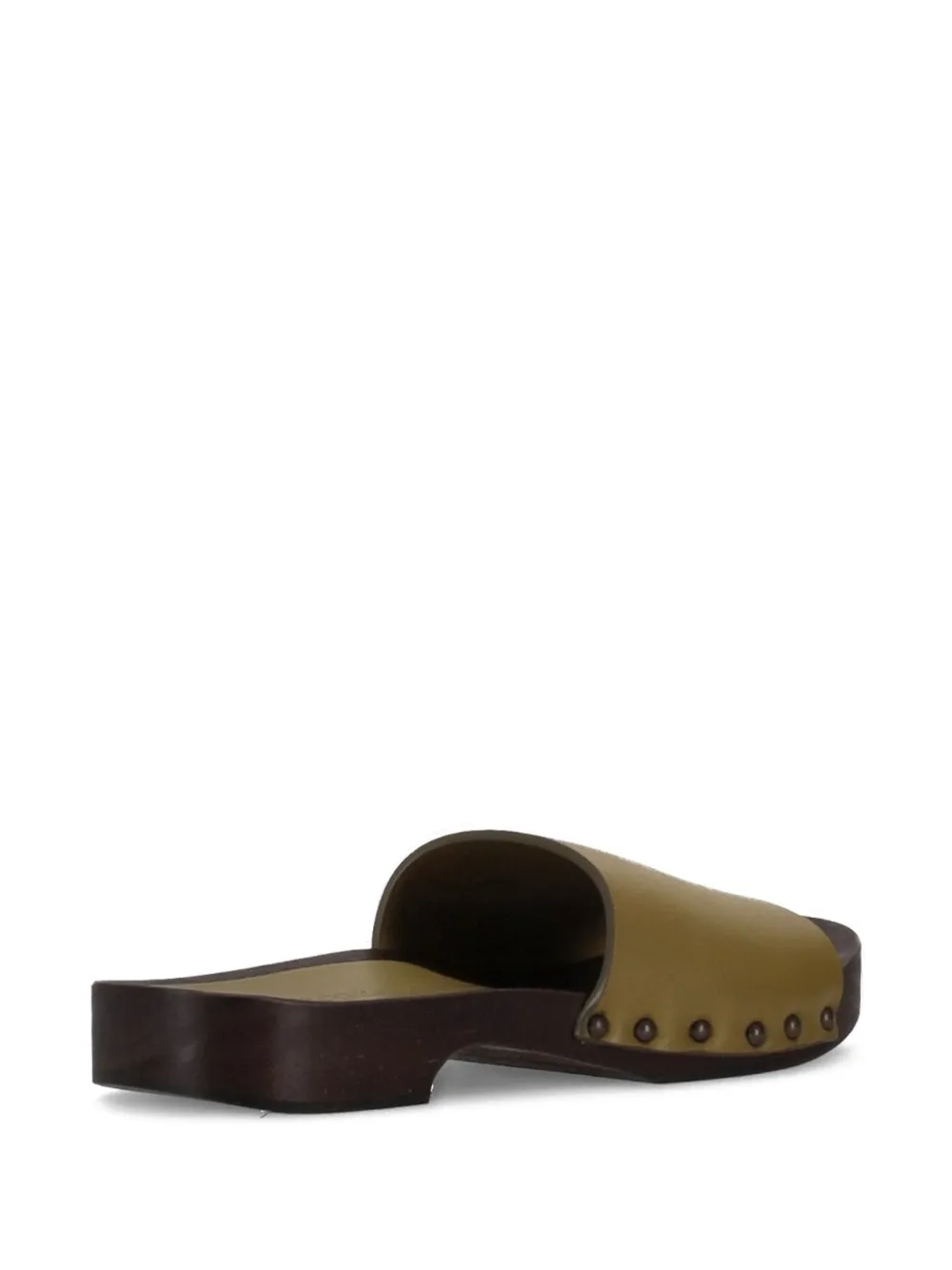 LA ROSE leather sandals Green