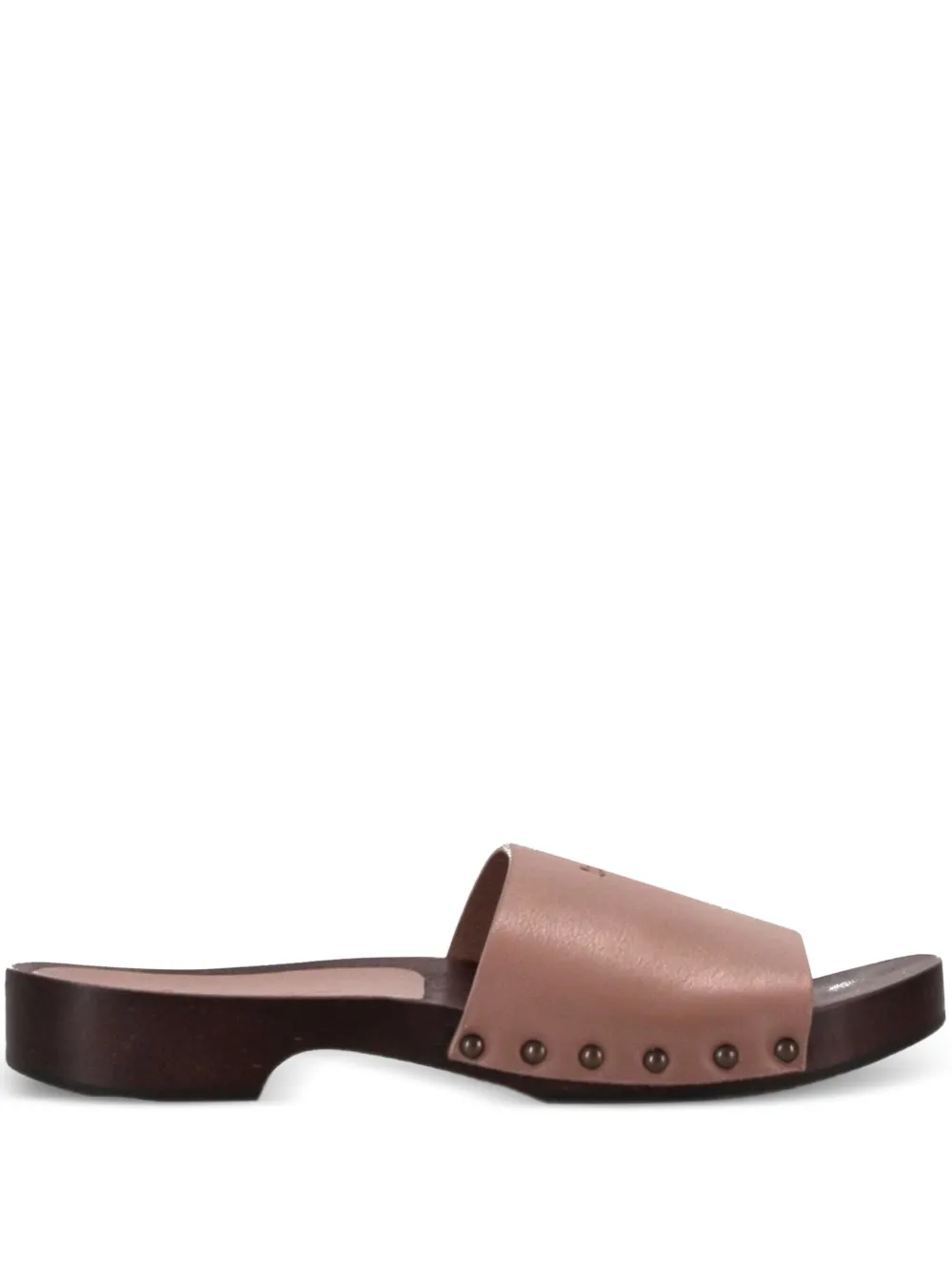 LA ROSE leather sandals Pink