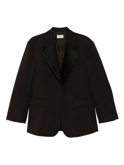 P.A.R.O.S.H. wide-lapel blazer