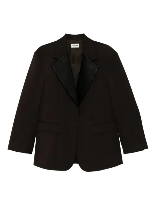 Blazer à revers larges - P.A.R.O.S.H. - Modalova