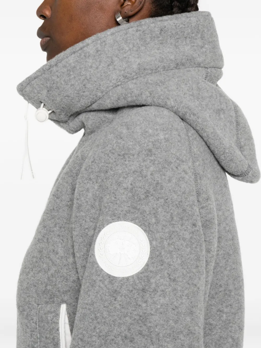 Canada Goose Chilliwack fleece-texture bomber jacket Grijs