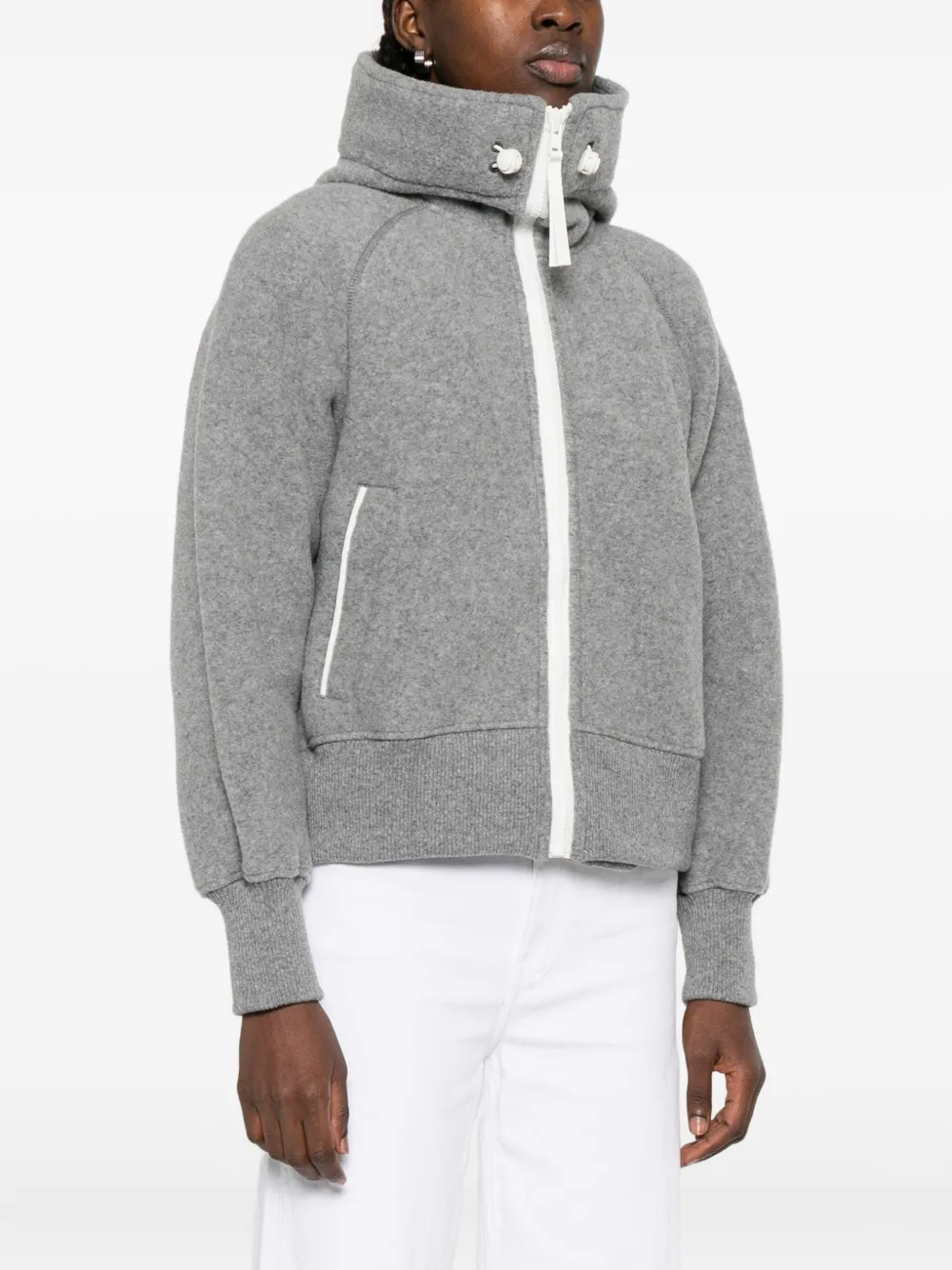 Canada Goose Chilliwack fleece-texture bomber jacket Grijs