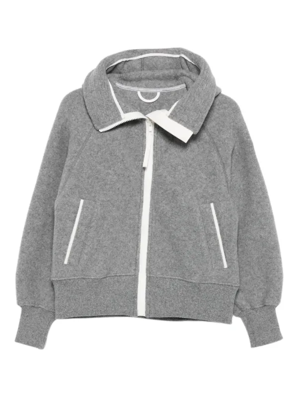 Canada Goose Chilliwack Fleece Bomber White Disc in Grey