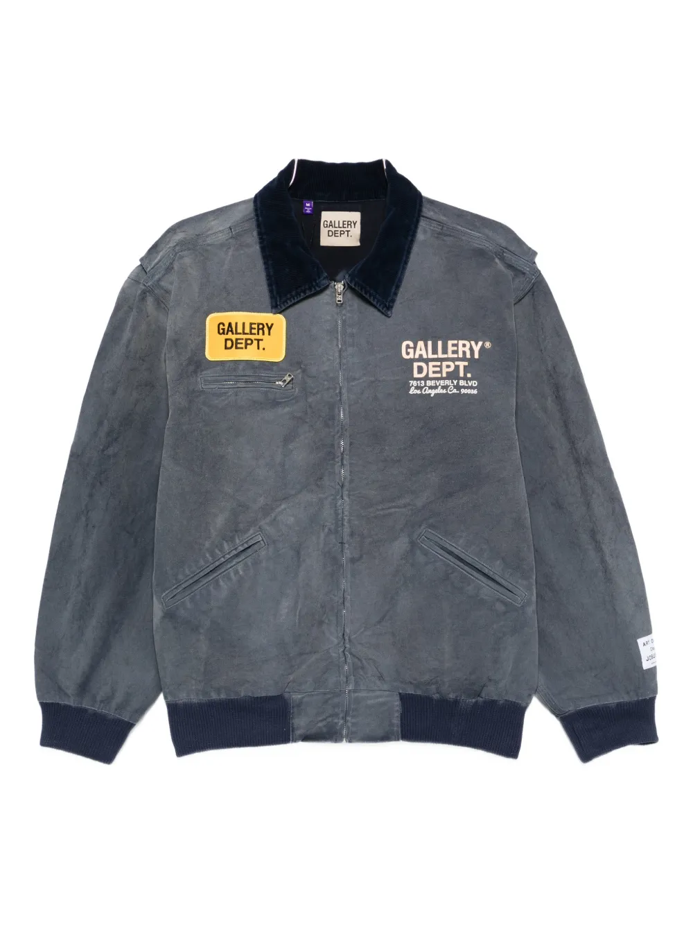 GALLERY DEPT. corduroy-collar denim jacket - Blu