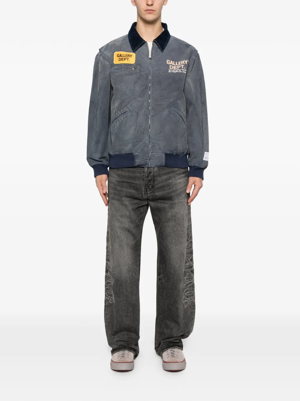 GALLERY DEPT. corduroy-collar denim jacket | Denim Jackets | Image 2