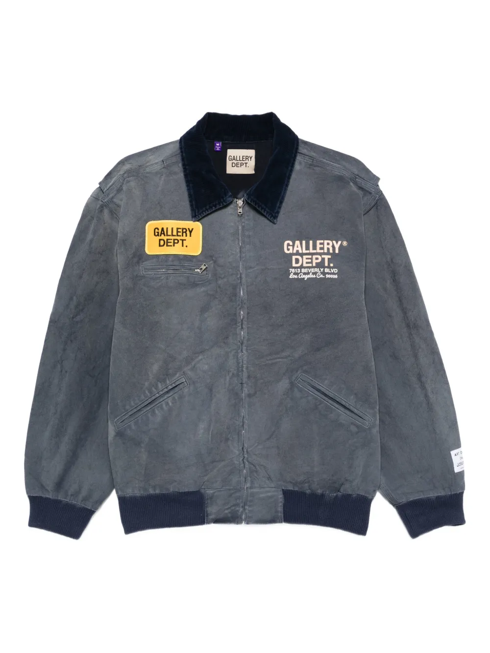 GALLERY DEPT. corduroy-collar denim jacket | Blue | Image 1