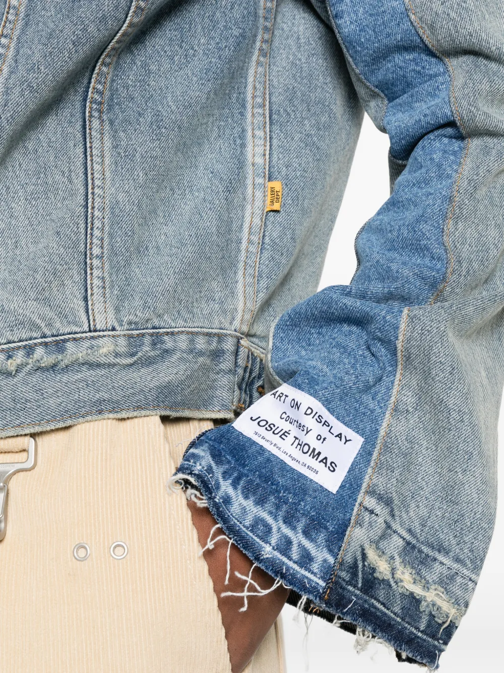 Gallery Dept. Patchwork Denim Jacket In Blue