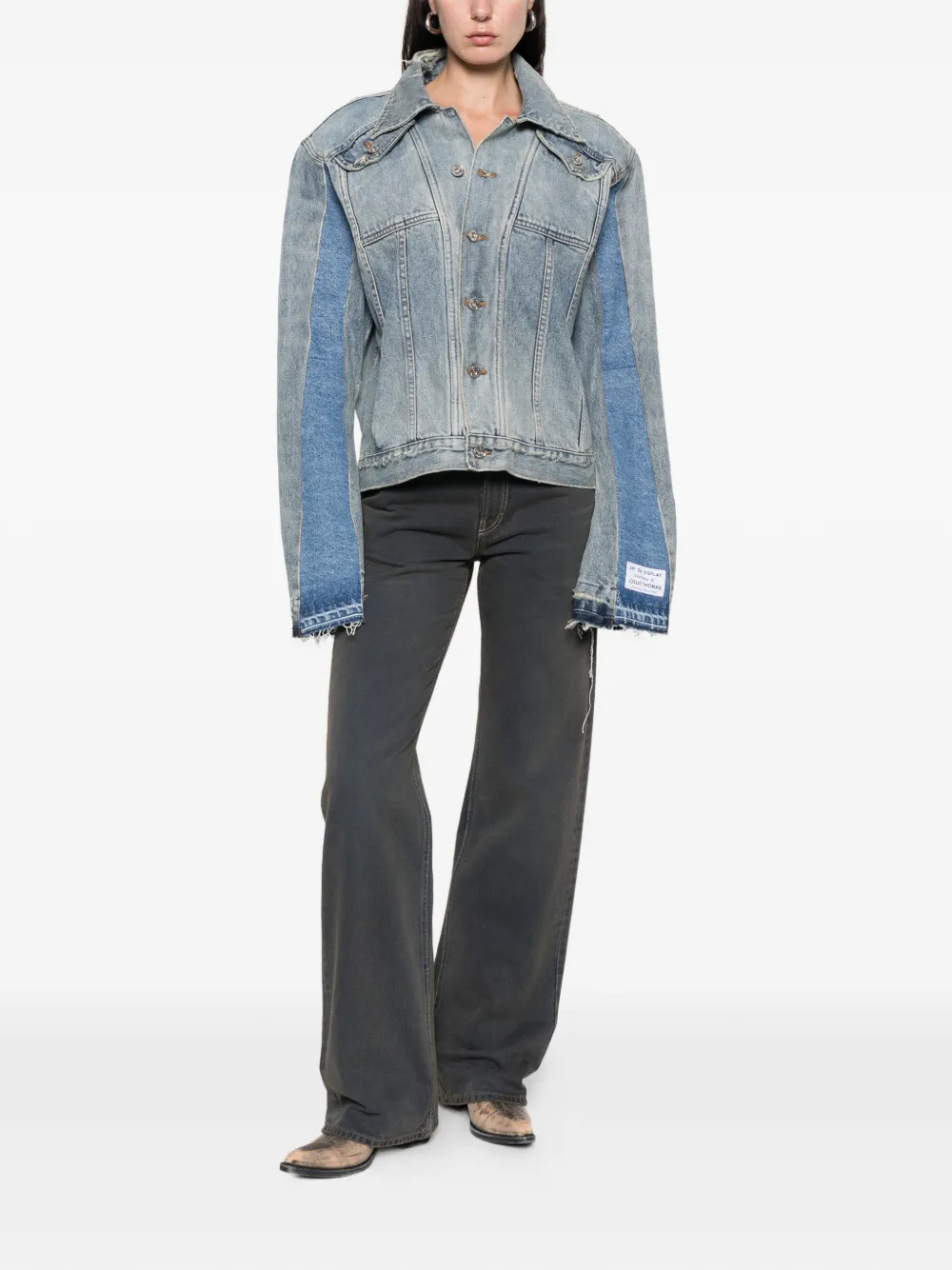 Gallery Dept. Patchwork Denim Jacket In Blue