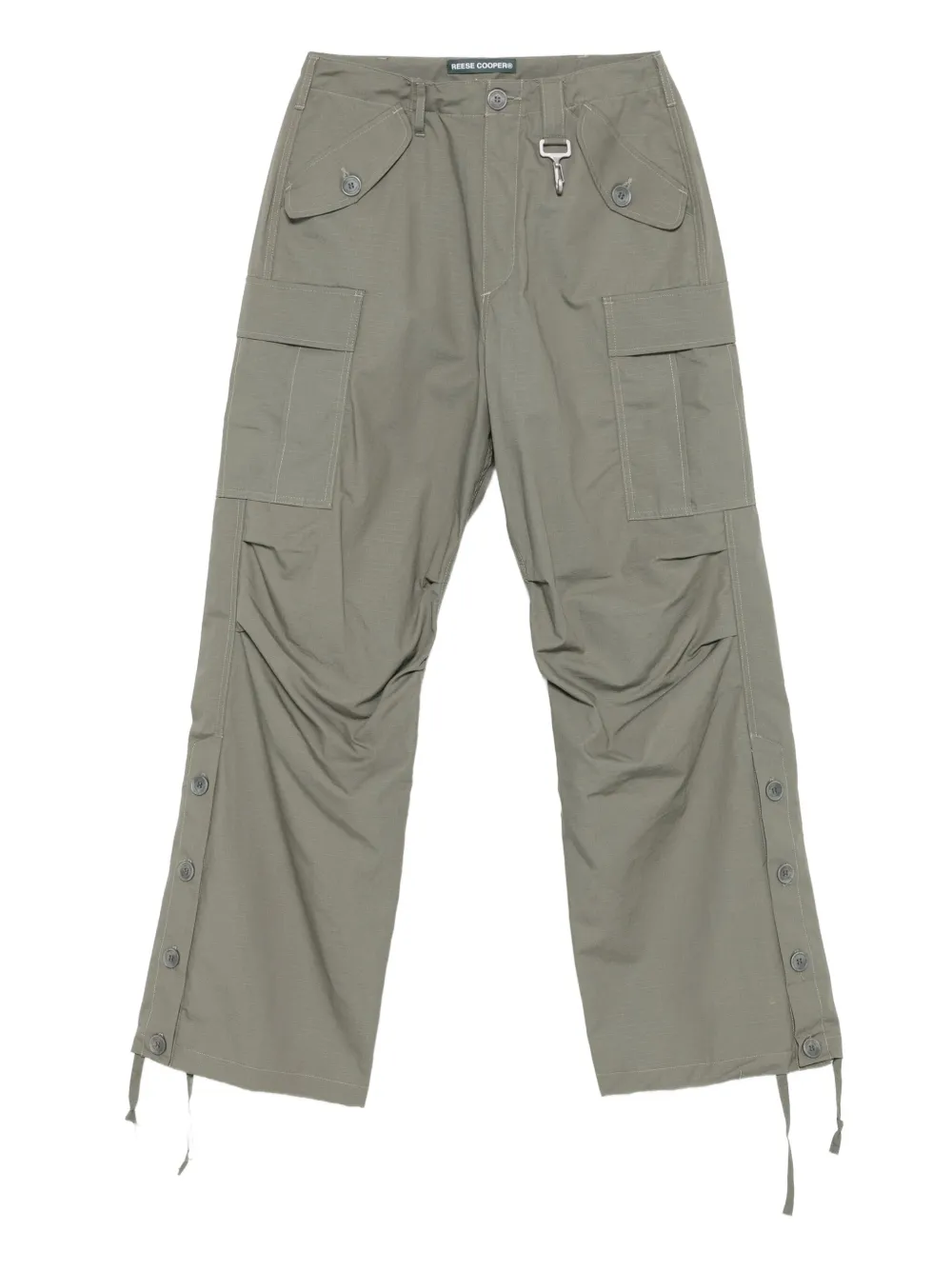 Reese Cooper wide-leg cargo trousers | Green | Image 1