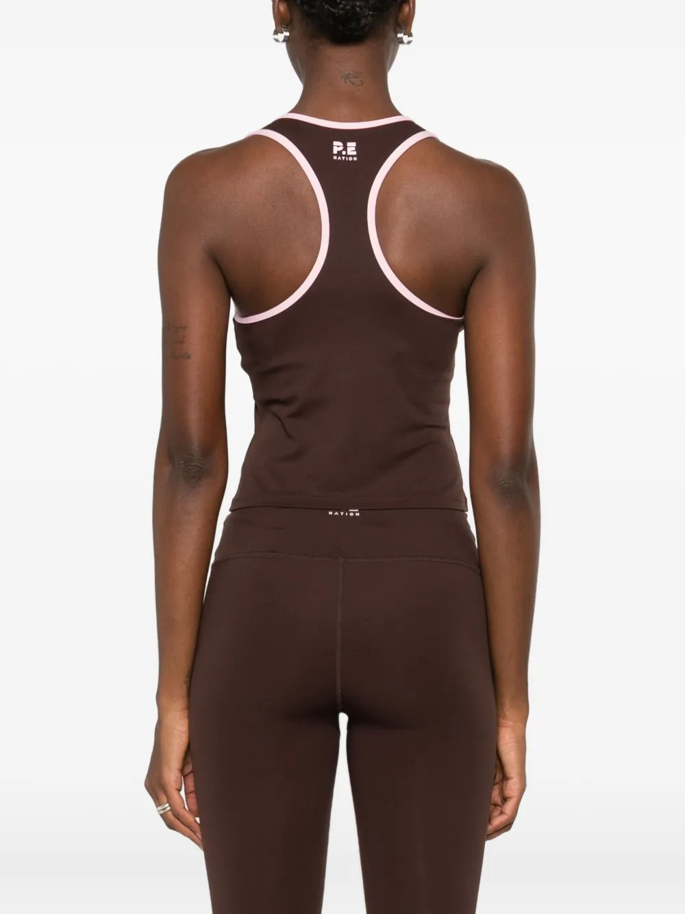 P.E Nation Tanktop met racerback Bruin