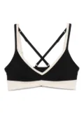 P.E Nation jersey sport bra - Black