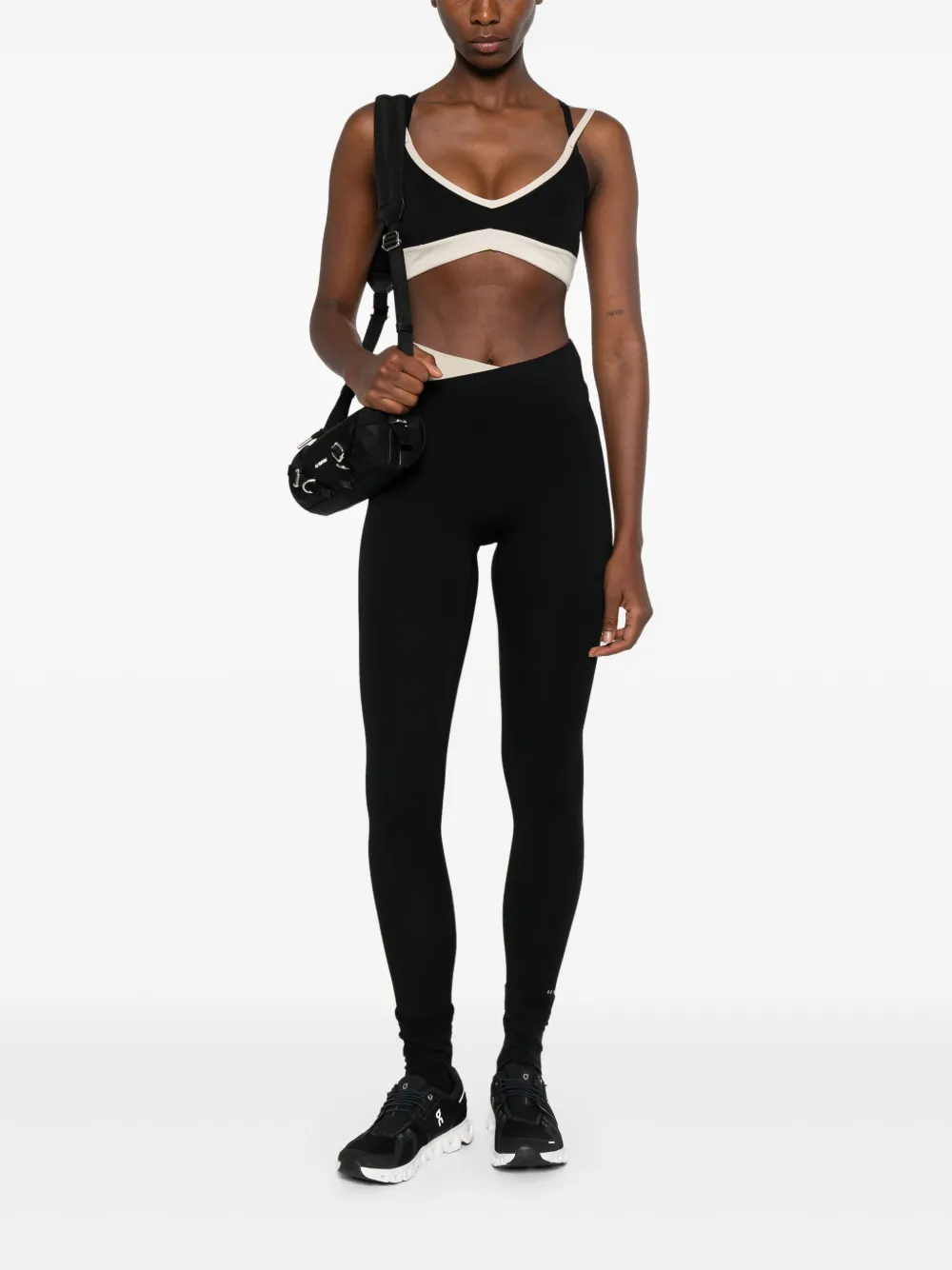 P.E Nation Jersey sport-bh - Zwart