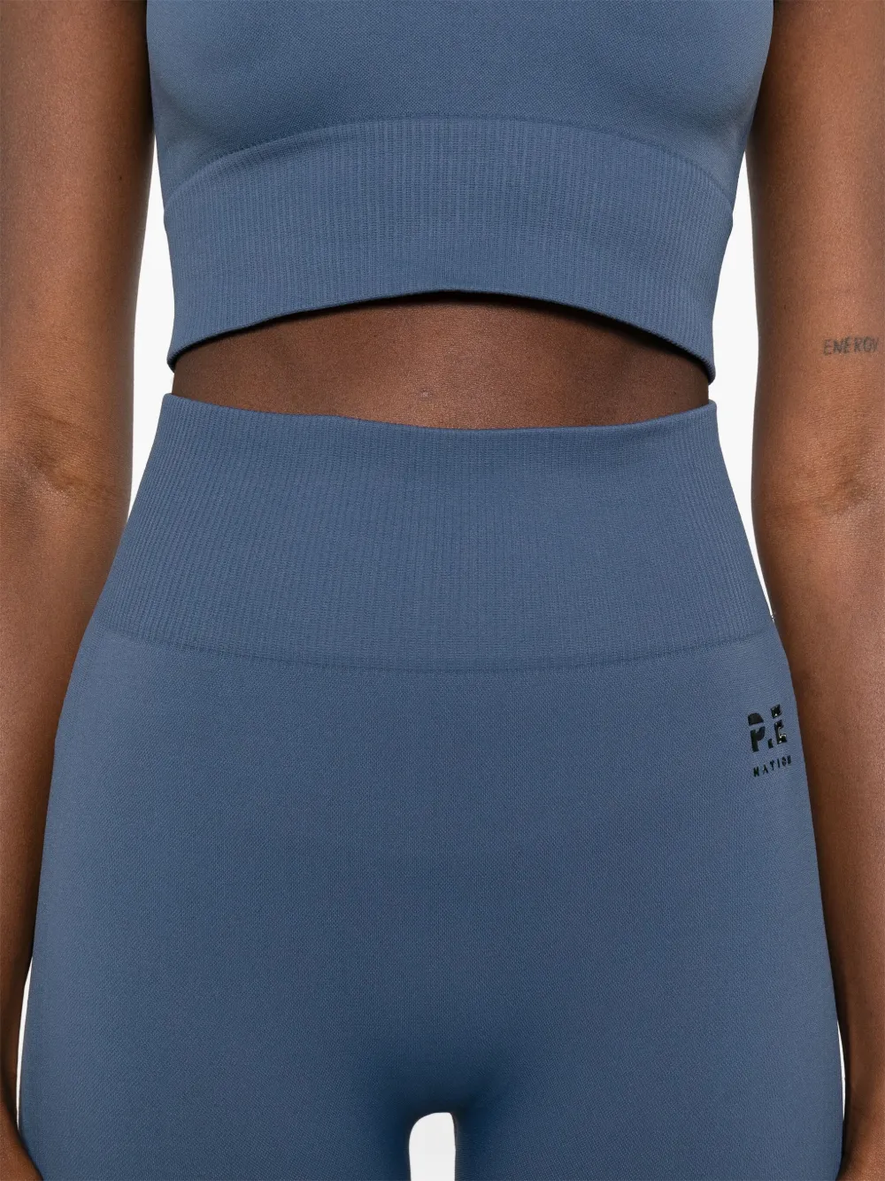 P.e Nation Seamless Leggings In Blue