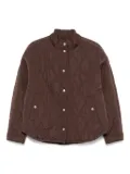 P.E Nation Surge quilted high-neck jacket - Brown