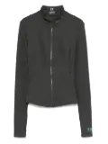 P.E Nation high-neck zip-front jacket - Grey