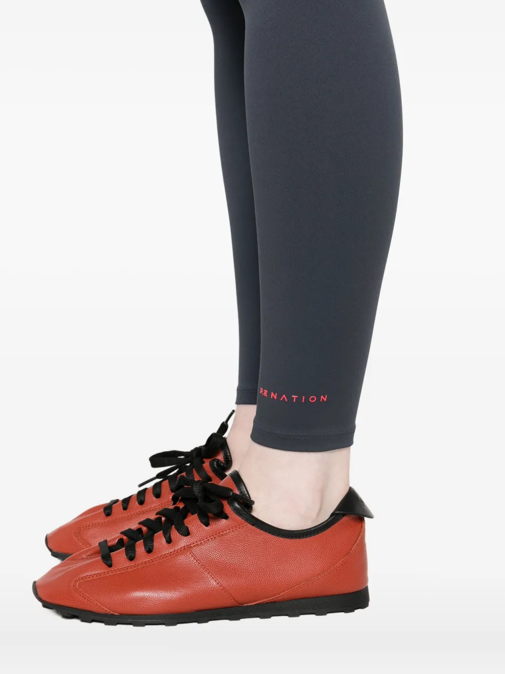 P.e Nation Vita Contrast-band Leggings In Blue