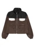 P.E Nation pocket-detail zip-front jacket - Brown