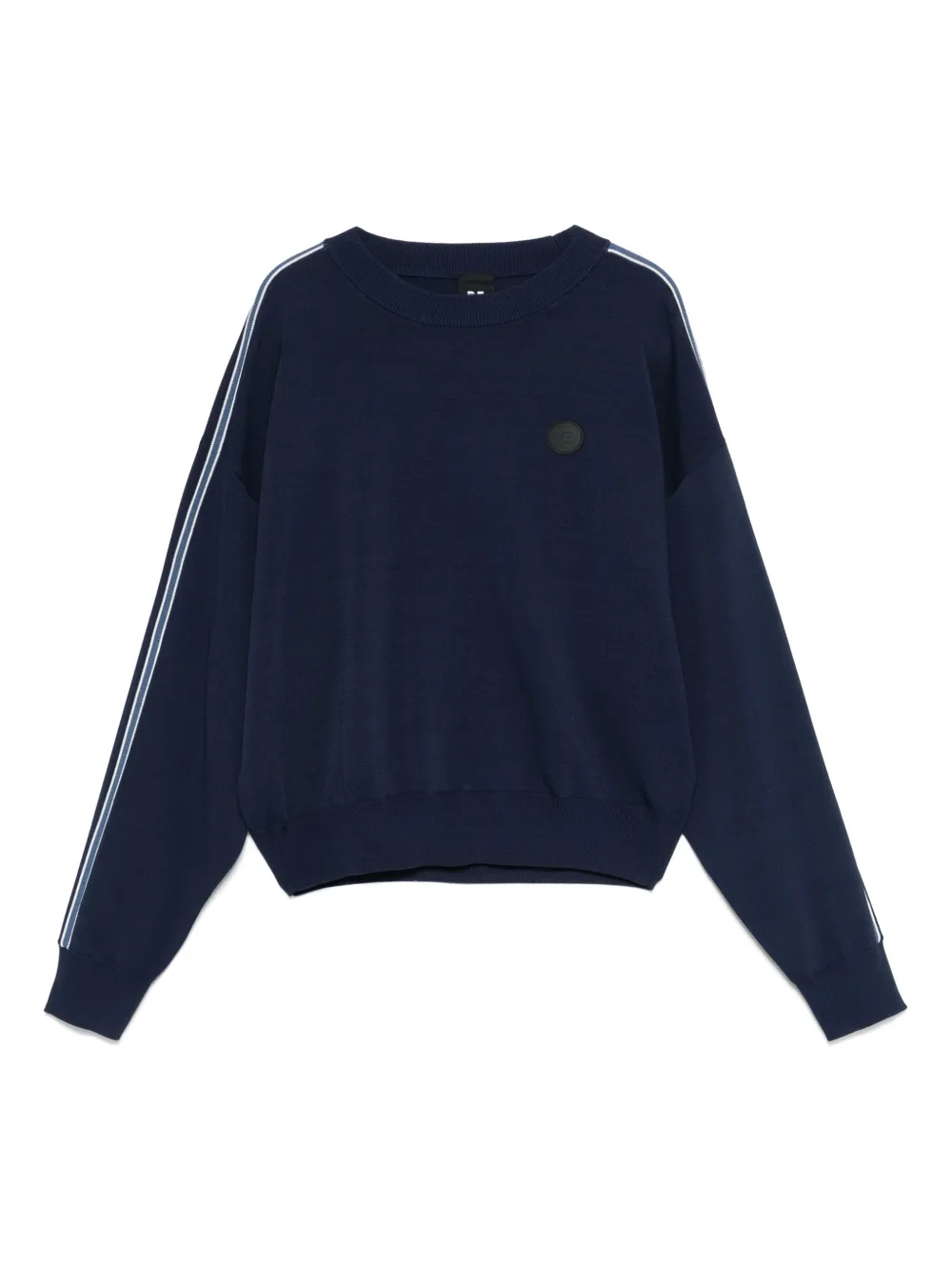 stripe-detail knit jumper