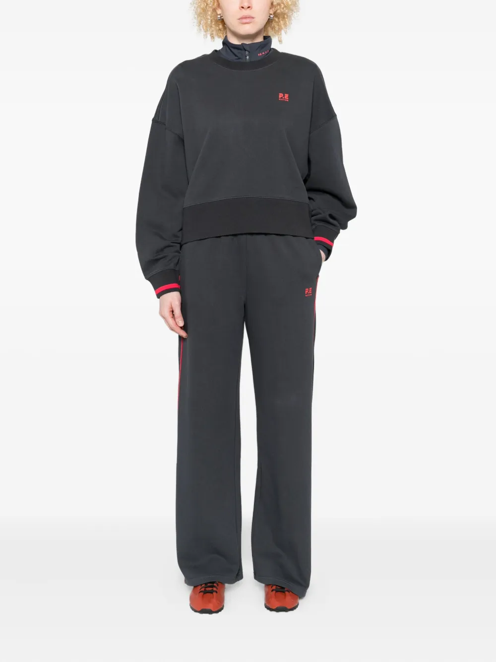P.E Nation Vita trainingsbroek met zijstreep - Blauw