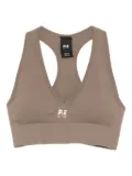 P.E Nation seamless V-neck sports bra - Brown