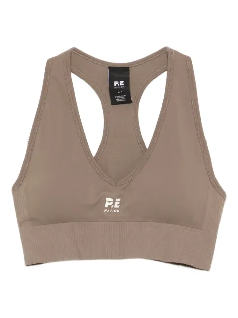 P.E Nation seamless V-neck sports bra