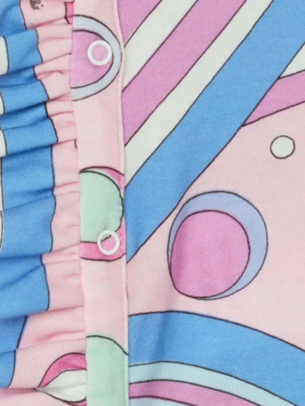 PUCCI Junior Fontane romper set met ruches Roze