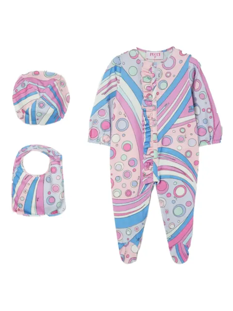 PUCCI Junior Conjunto para bebê Fontane com babados