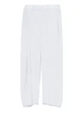 Issey Miyake elasticated-waist trousers - Blue