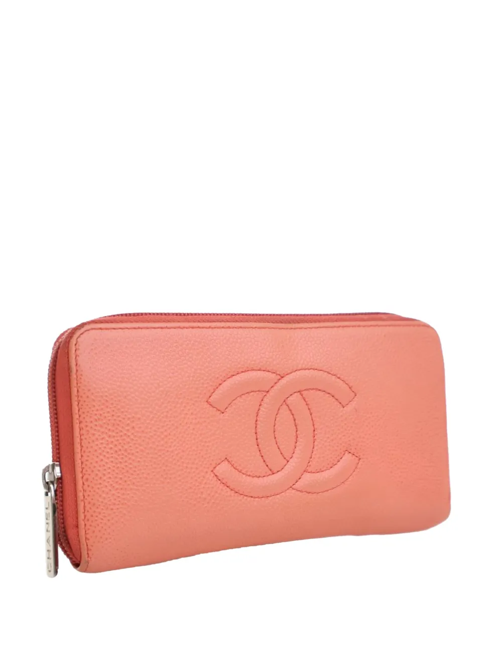 CHANEL Pre-Owned 2012-2013 CC Caviar Zip Around Wallet long wallets | Image 2