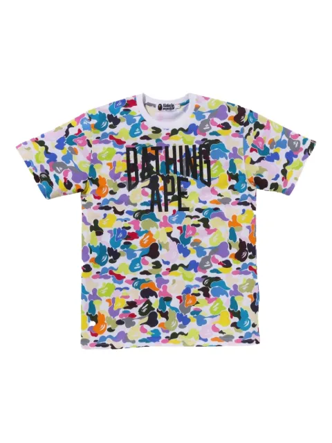 A BATHING APE® Multi Camo NYC Logo T-shirt